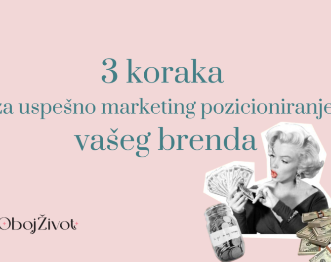3 koraka za uspesno marketing pozicioniranje vaseg brenda